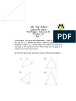 Class 7 Worksheet 12 Completed