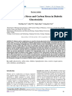 Hyperglycemic Stress and Carbon Stress in Diabetic Glucotoxicity