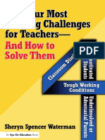 Sheryn Spencer-Waterman - Four Most Baffling Challenges for Teachers and How to Solve Them, The_ Classroom Discipline, Unmotivated Students, Underinvolved or Adversarial Parents, and Tough Working Con.pdf