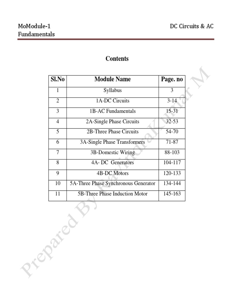 Module 1 Ele PDF | PDF | Electromagnetic Induction | Direct Current