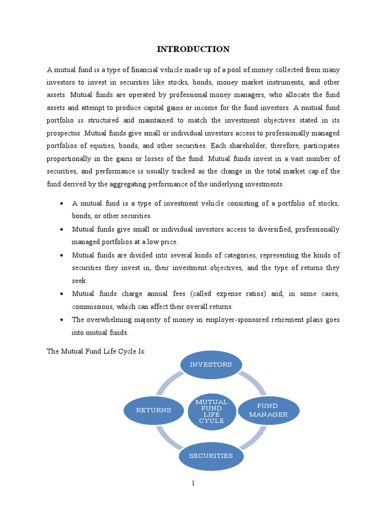 Comparative Analysis of Mutual Funds | PDF | Mutual Funds | Investing
