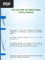 The Nature of Emotional Intelligence