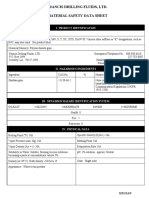 Francis Drilling Fluids, Ltd. Material Safety Data Sheet: I. Product Identification