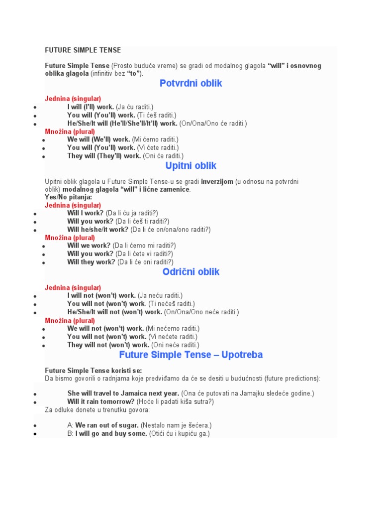Prosto Buduce Vreme 5 Razred | PDF