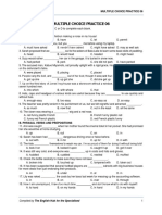 Multiple Choice Practice 06 (Official)