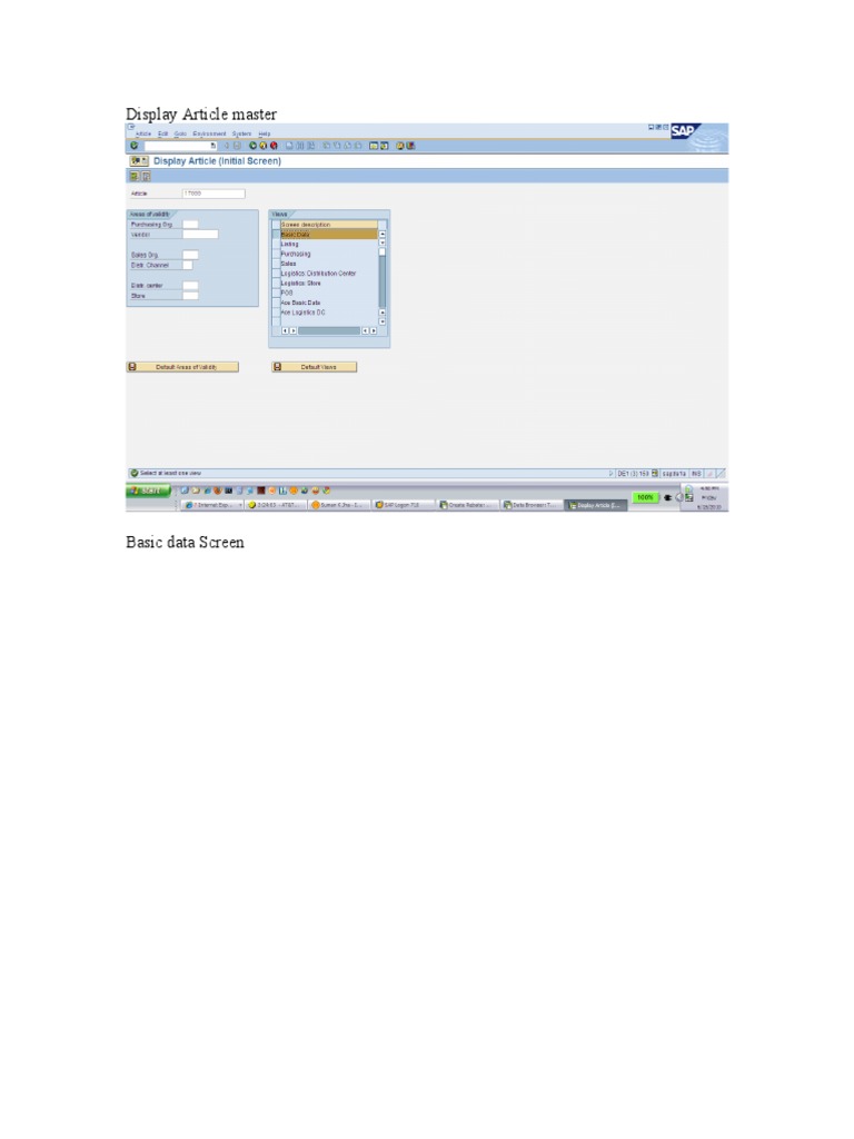 Article Master Data Management Guide | PDF