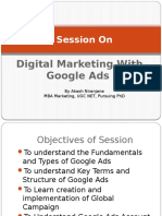 A Session On: Digital Marketing With Google Ads