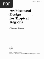 Architectural Design For Tropical Regions: Cleveland Salmon