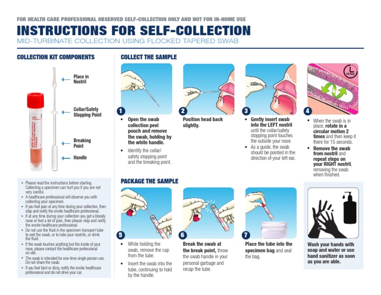 How to selfswab for COVID19