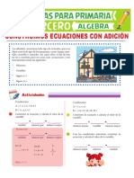 Construimos Ecuaciones Con Adición para Tercero de Primaria