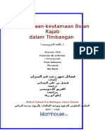 Id Keutamaan Bulan Rajab Dalam Timbangan