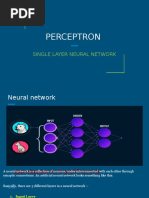 Perceptron: Single Layer Neural Network