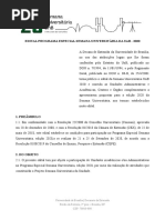 Edital Semuni 2020 UnB