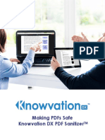 Knowvation DX PDF Sanitizer White Paper