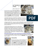 Rewinding A Power Transformer PDF
