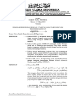 Fatwa MUI Nomor 18 Tahun 2020 Tentang Pengurusan Jenazah (Tajhiz Jana'iz) Muslim COVID-19 PDF