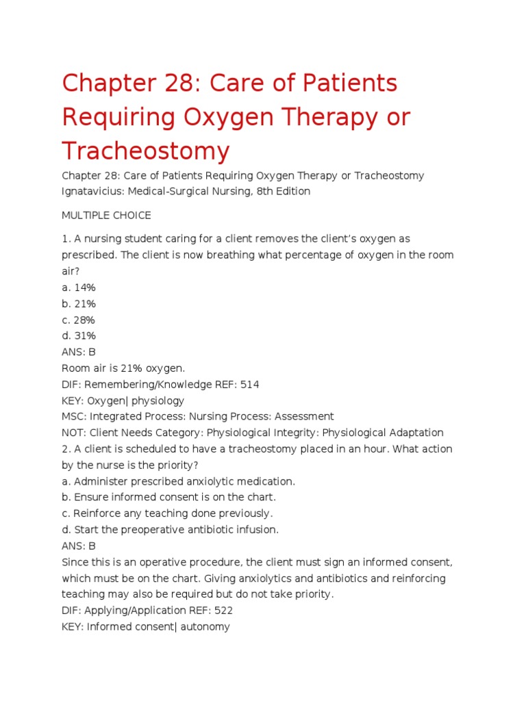 Oxygen Quiz PDF Breathing Respiratory System