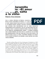 Dario Jaramillo Agudelo El Amor Es Ciego Salta A La Vista PDF