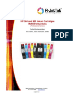 HP 564 and 920 Inkjet Cartridges Refill Instructions: (Professional Version)