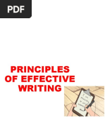 Principles of Effective Writing