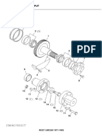 Marine gear output parts list