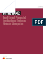 In the Game_ Traditional Financial Institutions Embrace Fintech Disruption - 2019