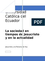 La Sociedad y Jesus