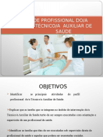 Atividade Profissional Do/A Técnico/A Auxiliar de Saúde