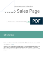 How To Create An Effective: Video Sales Page