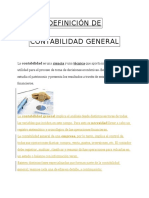 Definición de Contabilidad General