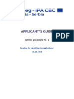 Applicant Guide Romania Serbia 2014-2020