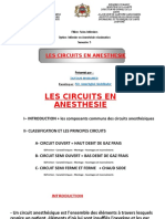 Les Circuits en Anesthesie