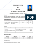 CV Summary for Electrical Engineer