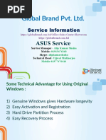 Global Brand ASUS Laptop Service