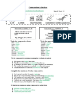 Comparative Adjectives Worksheet