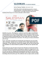 The Salesman Analysis by Tanmay Tandon