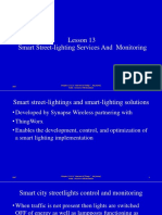 Lesson 13 Smart Street-Lighting Services and Monitoring