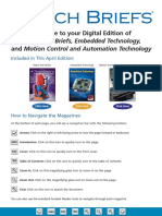 NASA Tech Briefs, Embedded Technology,: Welcome To Your Digital Edition of and Motion Control and Automation Technology