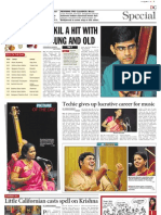 Pragathi Gopalapuram Concert - Deccon Cronicle Coverage