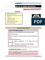 Summary of CT Brain Reporting PDF