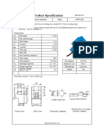 Product Specification: Front View Side View Schematic Diagram