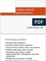 Aminoglycoside & Cephalosporins