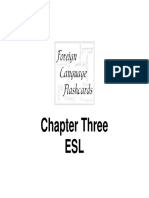 ESL Chapter Three