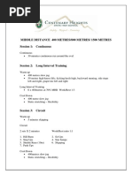 Long Jump Training Program Overview | PDF