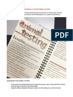 Tu Vung IELTS - Chu de Animal Testing PDF