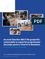 CRPE Policy Memo 76 - Accesul Tinerilor NEETs Din Grupurile Vulnerabile La Măsurile Programului GT