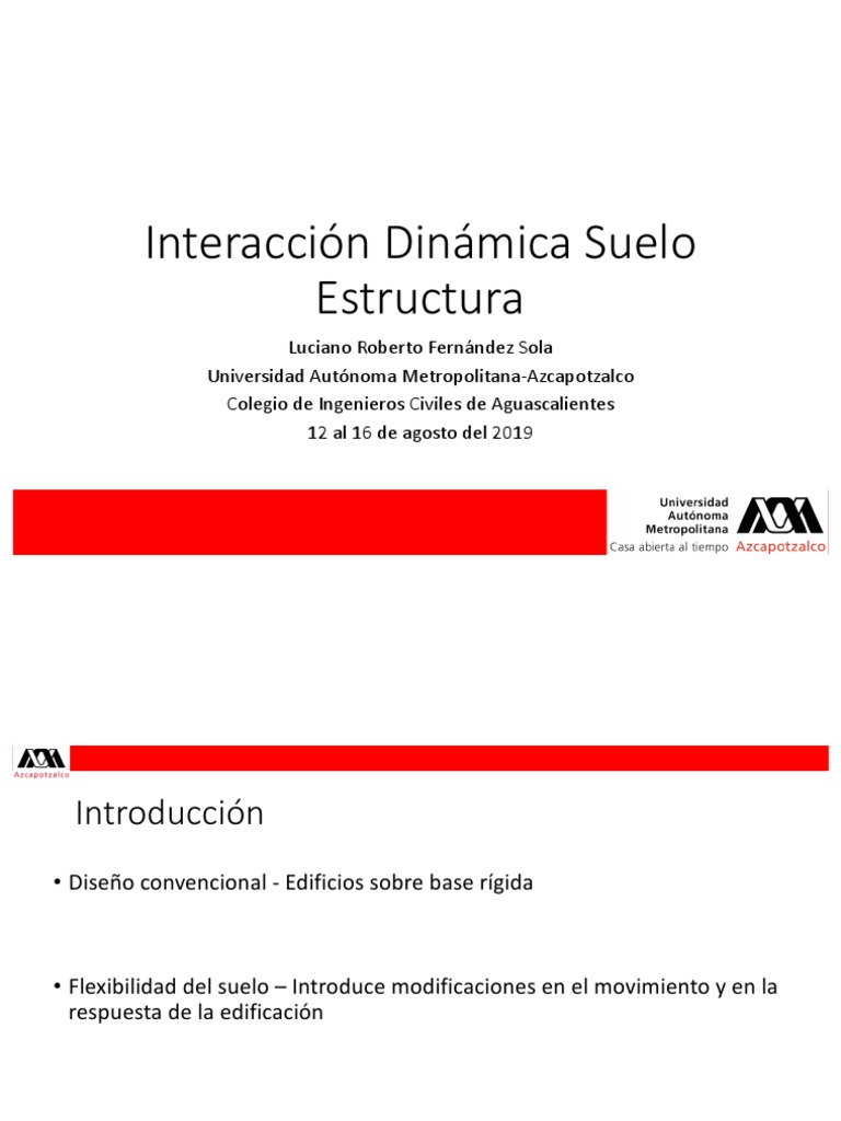 Interacción Suelo-Estructura por Fernández Sola | PDF | Dinámica