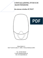 Manuale Sirena SC BAT PDF