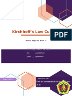Kirchhoff's Law Current: Basic Physics Part II