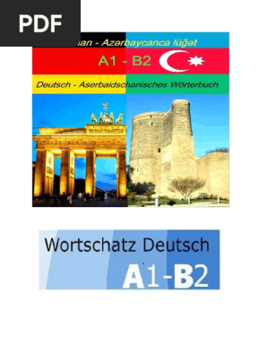Alman Azərbaycanca Lugət A1 B2 Pdf Pdf